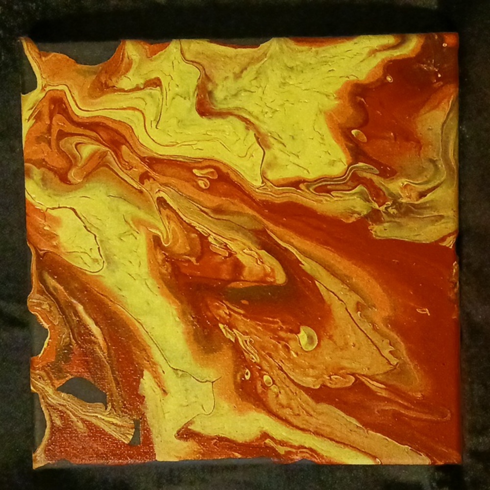 8x8 Drip Art Canvas